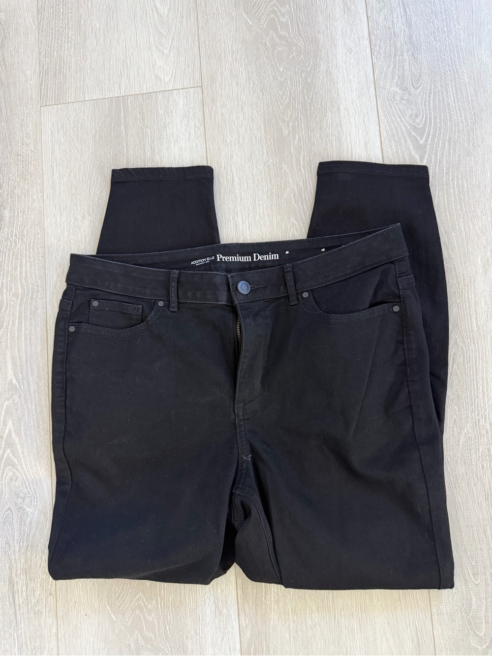 ADDITIONELLE  SZ 16 -Like new -Premium Denim Women’s Black Jeans-5 pocket design